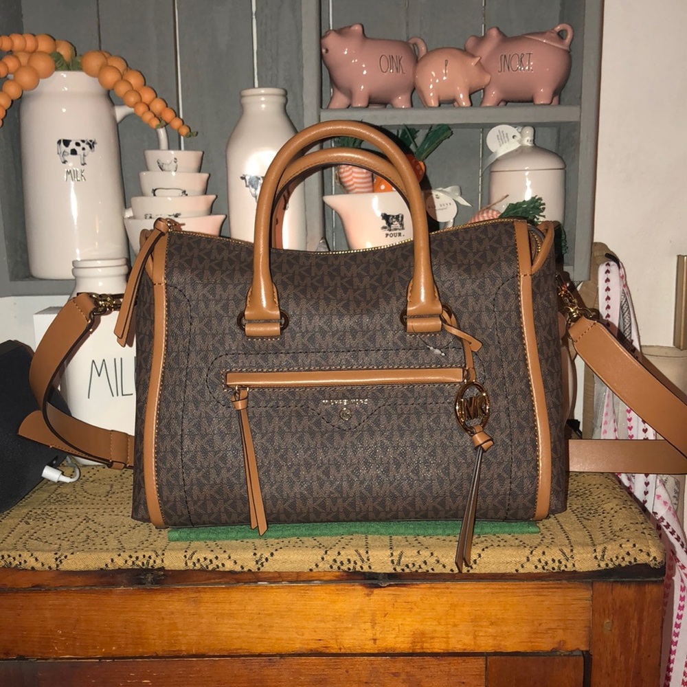 MICHAEL Michael Kors Brown Satchel
